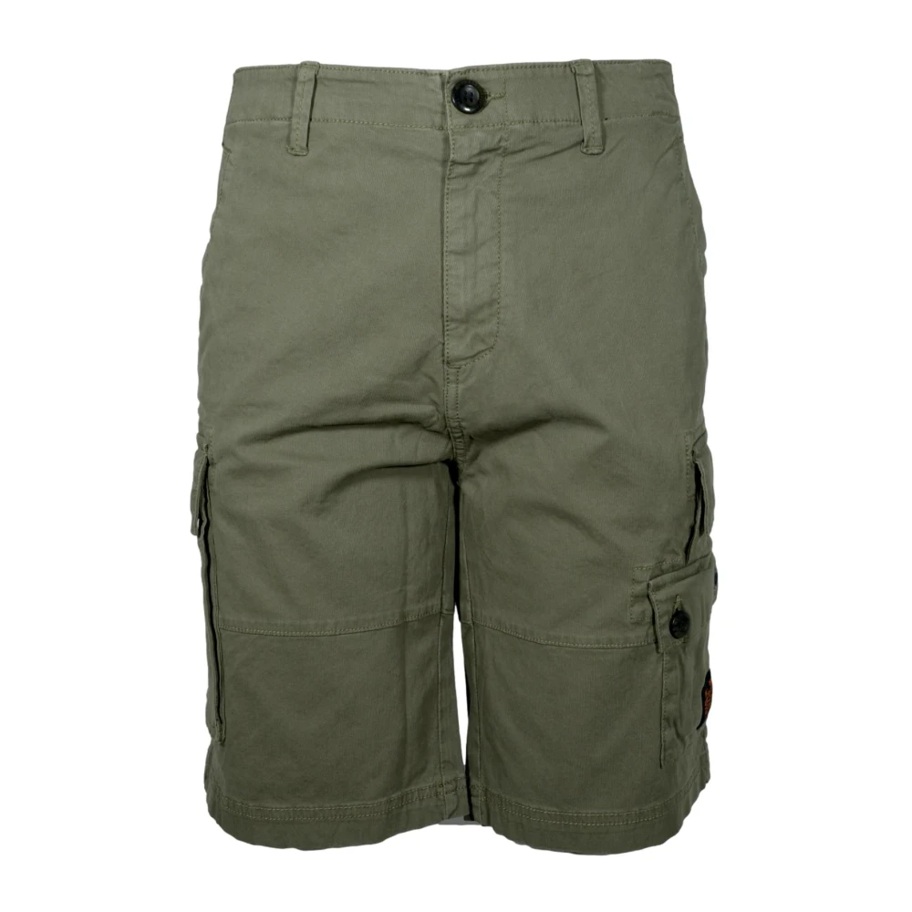 Aeronautica Militare Men's Green Casual Shorts, 5XL, Versatile Bermuda Shorts