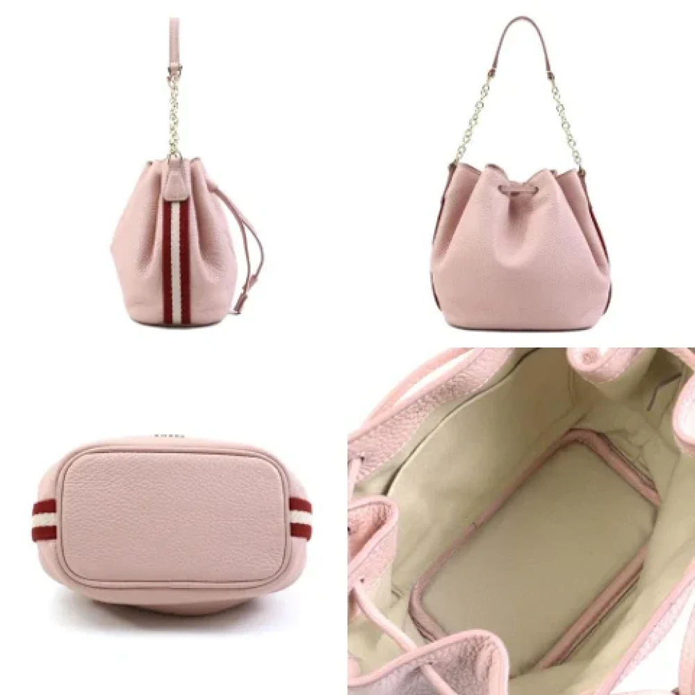 Bally Pre-owned Leather shoulder-bags Pink Dames