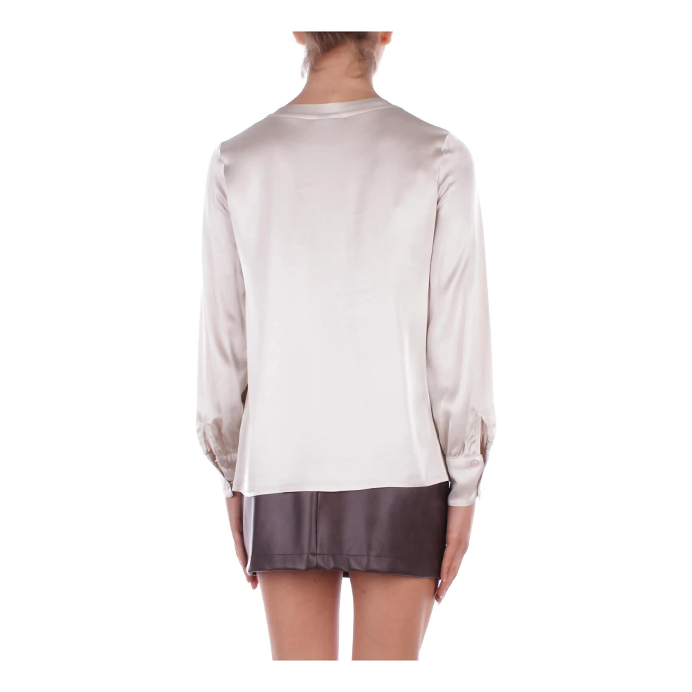H2O Witte Geknoopte Blouse White Dames