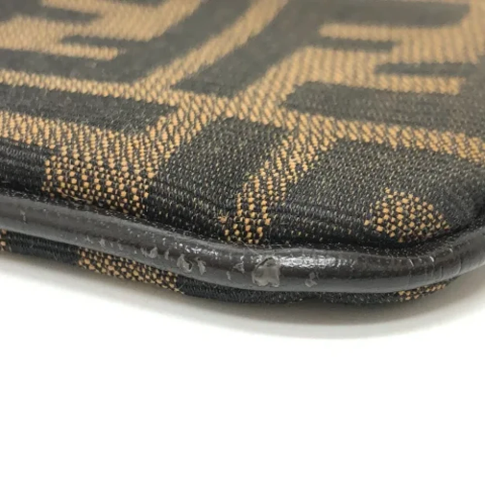 Fendi Vintage Pre-owned Leather wallets Brown Dames