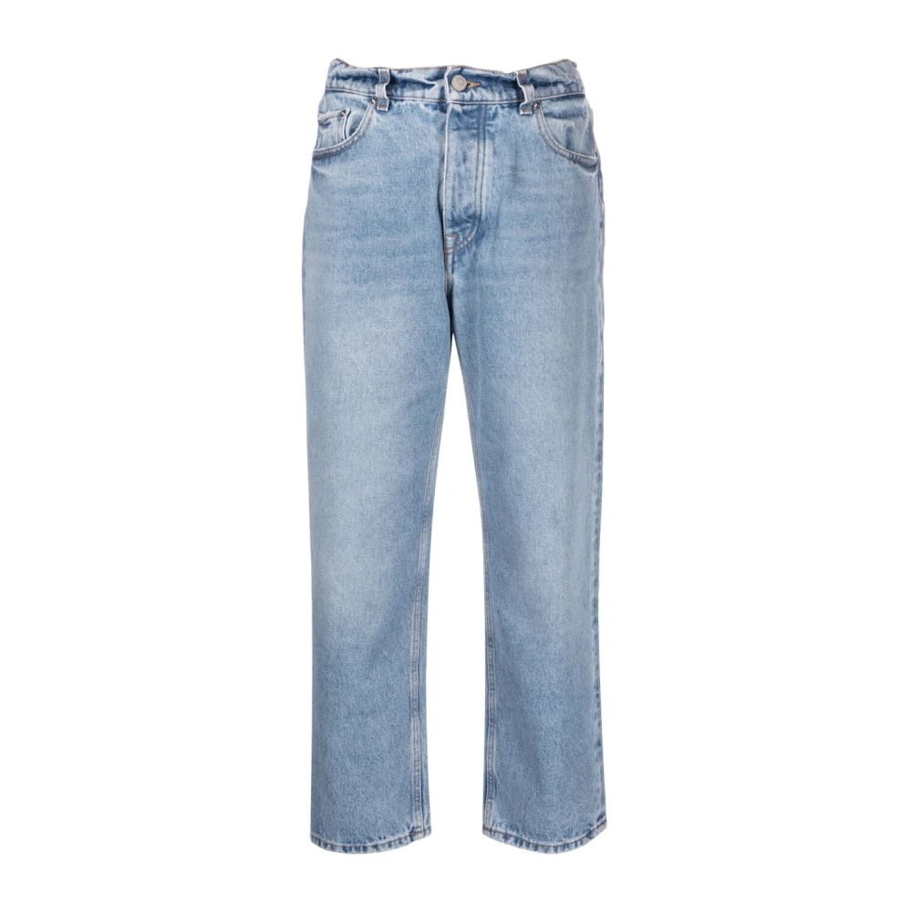 Armarium Blauwe Straight-Leg Jeans Blue Dames