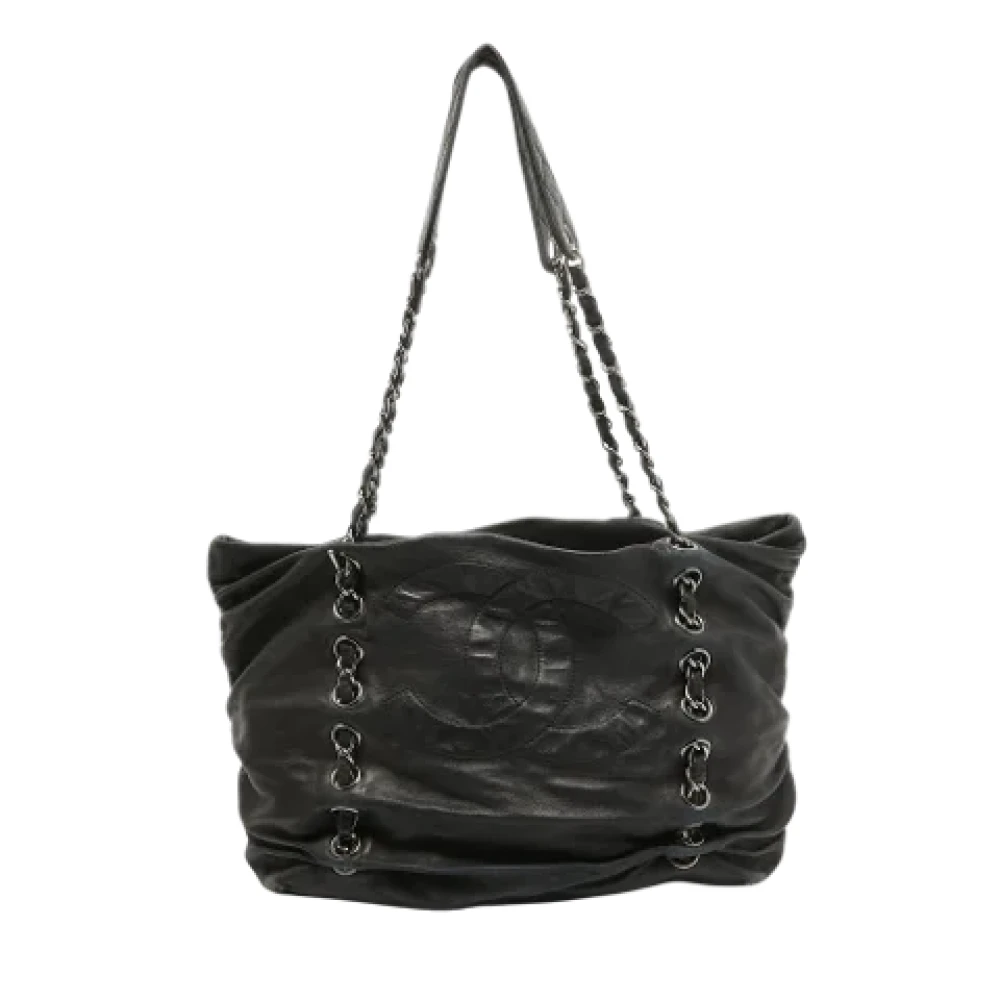 Chanel Vintage Pre-owned Leather chanel-bags Black Dames