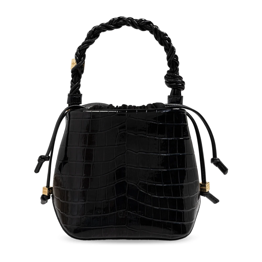 Ganni Schoudertas Black Dames
