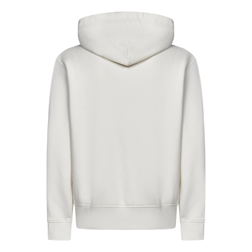 Polo Ralph Lauren Witte Sweatshirt Aw24 Stijlvol Logo Patch White Heren