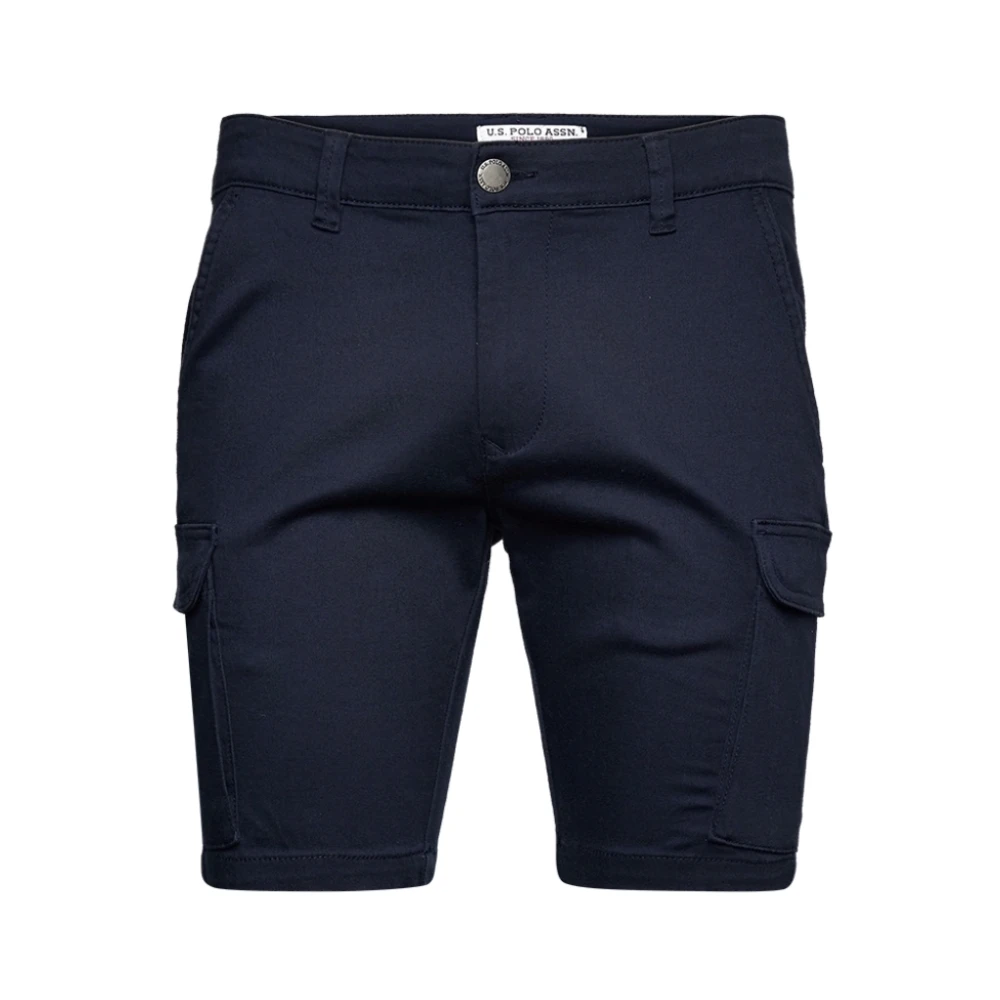 Navy/Camel U.S Polo Balder Cargo Shorts Shorts