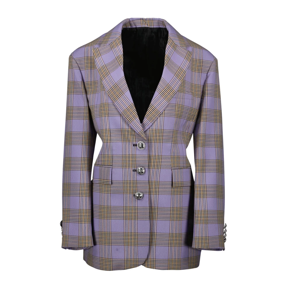 Rabanne Women's Multicolor Plaid Oversized Blazer - Blazers - Xs - Jackets