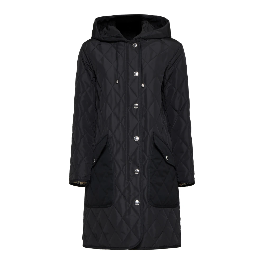 Burberry Zwarte Winterjassen Black Dames