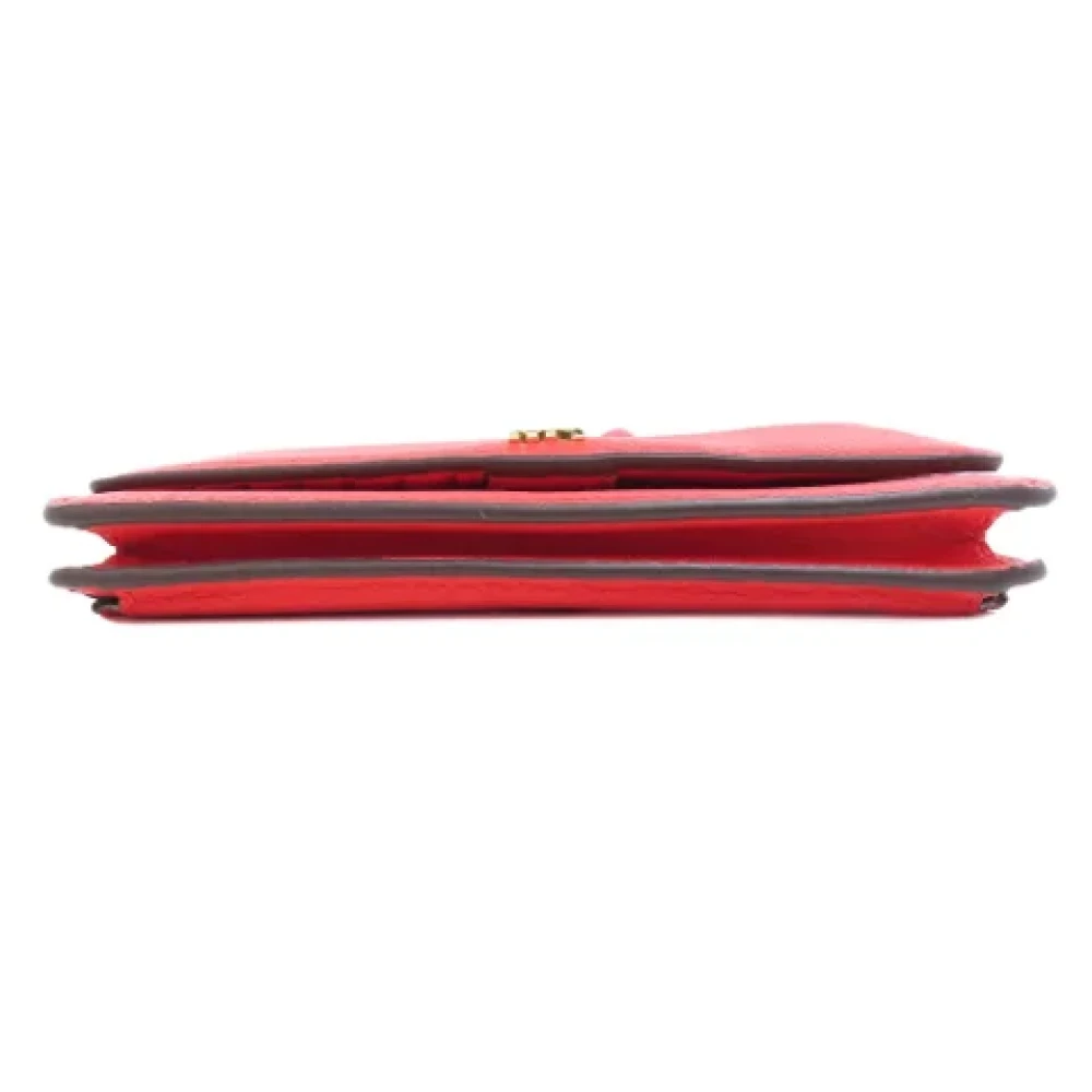 Michael Kors Pre-owned Leather wallets Red Dames