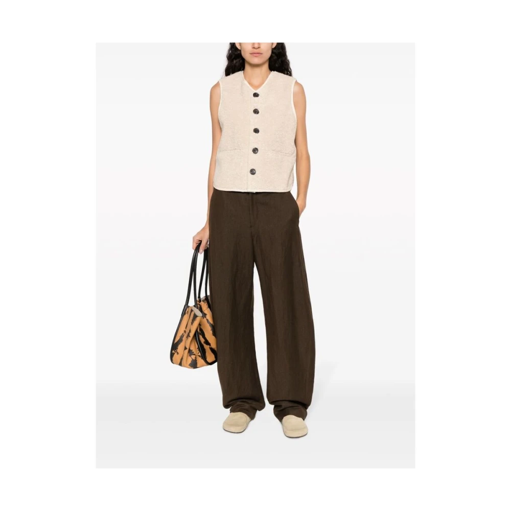 Soeur Shearling Vest Beige Dames