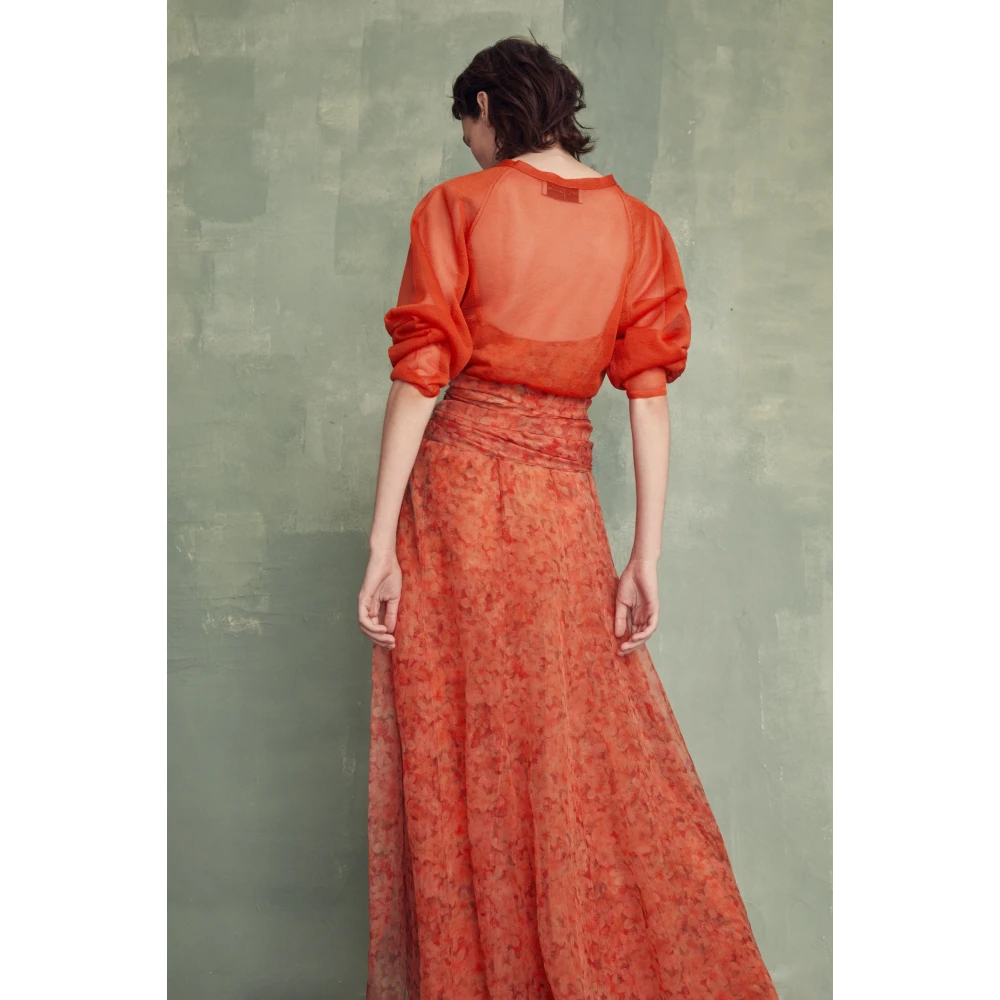 Cortana Romy top in rode stip Red Dames