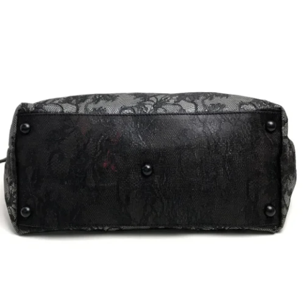Valentino Vintage Pre-owned Fabric totes Black Dames