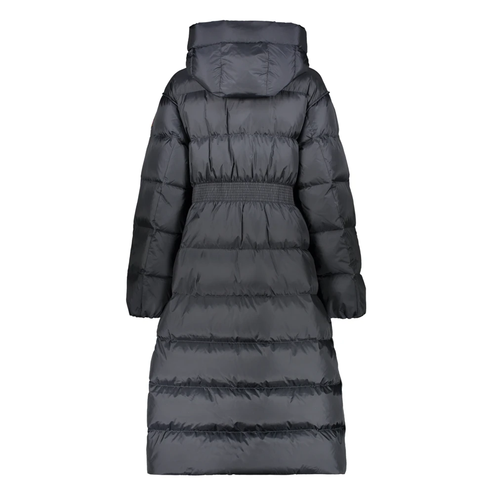 Parajumpers Reversibele Lange Donsjas met Capuchon Black Dames
