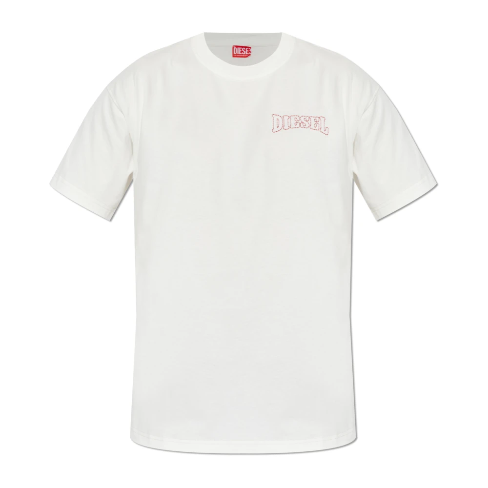 Diesel Uomo Bianco Top, S, New,