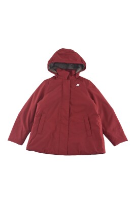 red-windproof-hooded-puffer-jacket