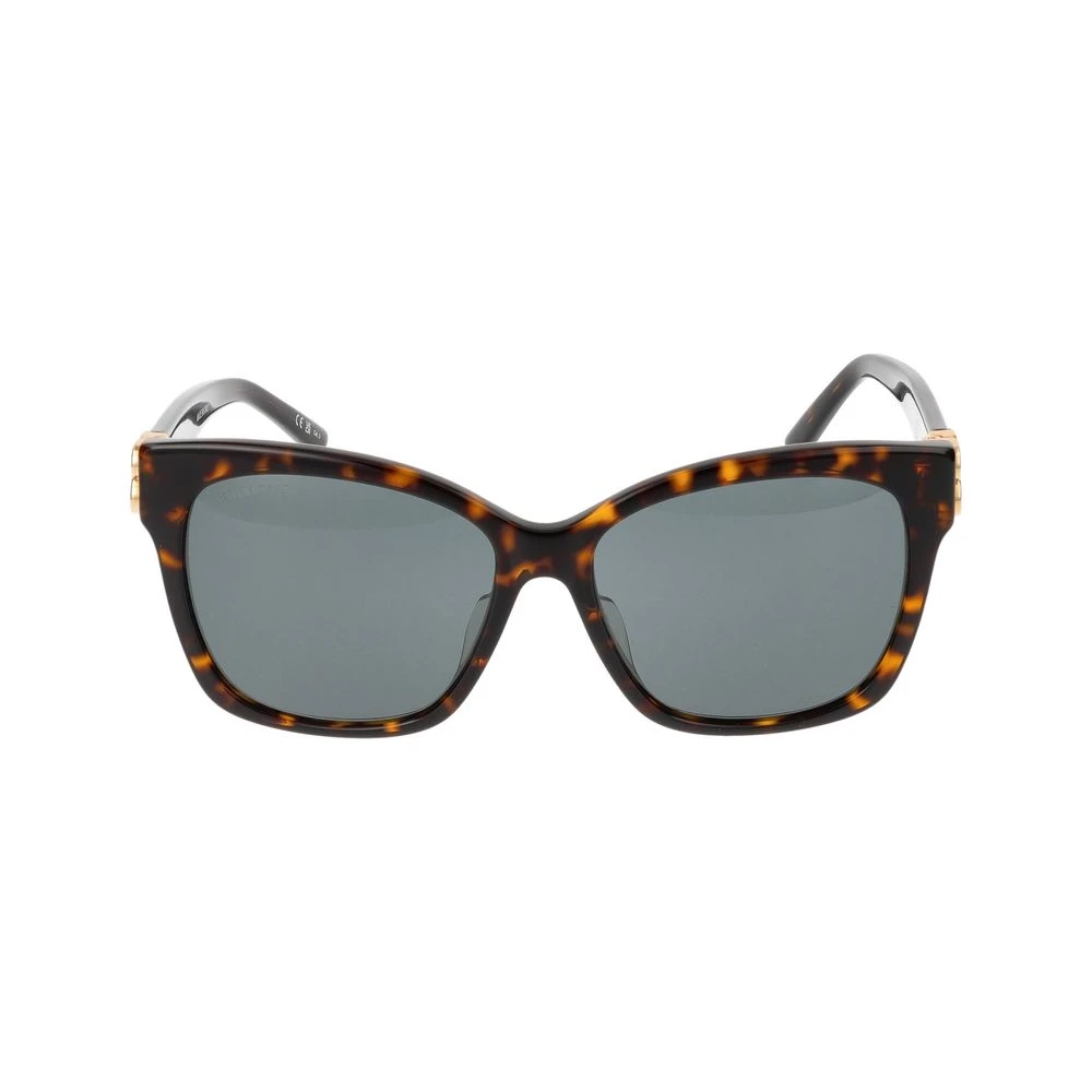 Balenciaga Women's Brown Sunglasses, 57 Mm, Stylish Sunglasses In Havana Gold Green