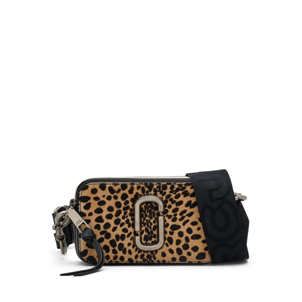 Marc Jacobs Women's Brown Cross Body Bags, One Size, Cheetah Print Leather Shoulder Bag