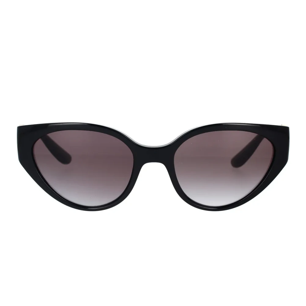 Dolce & Gabbana Women's Black Sunglasses, 54 Mm, Cat-Eye Sunglasses With Iconic Logo
