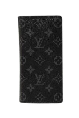 Pre-owned Portefeuille Brazza Monogram Eclipse Lång Plånbok