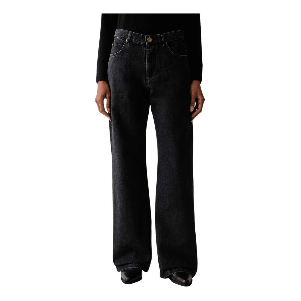 Pinko Donna Nero Jeans, W30, New,