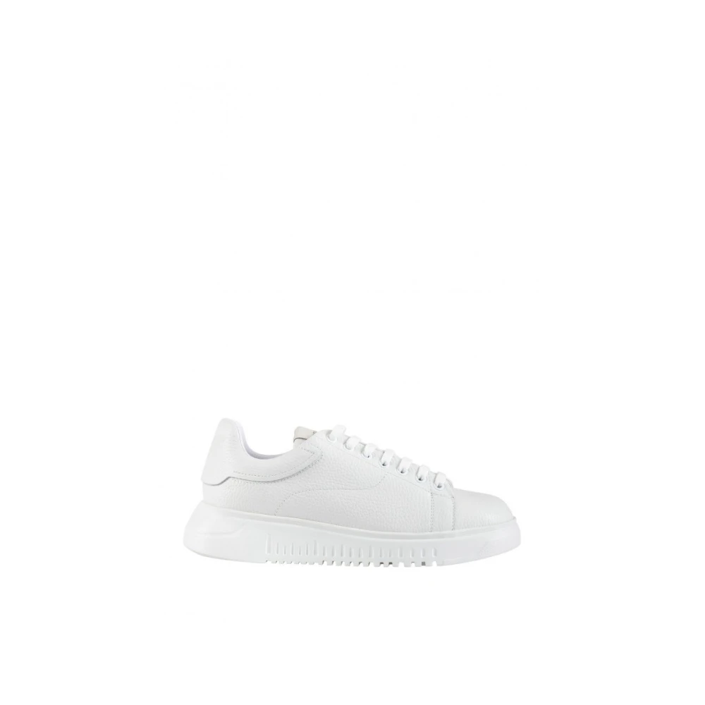 Emporio Armani Herren Weiß Schuhe, 44 Eugröße:
