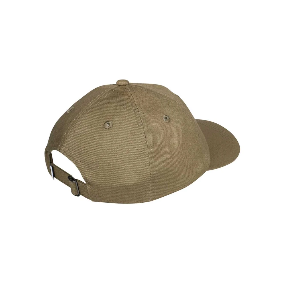 Les Deux Contrasterende Logo Baseballpet Beige Heren