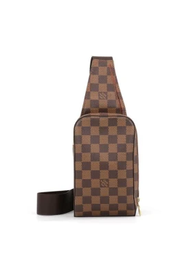 Pre-owned Damier Ebene Crossbody Bag