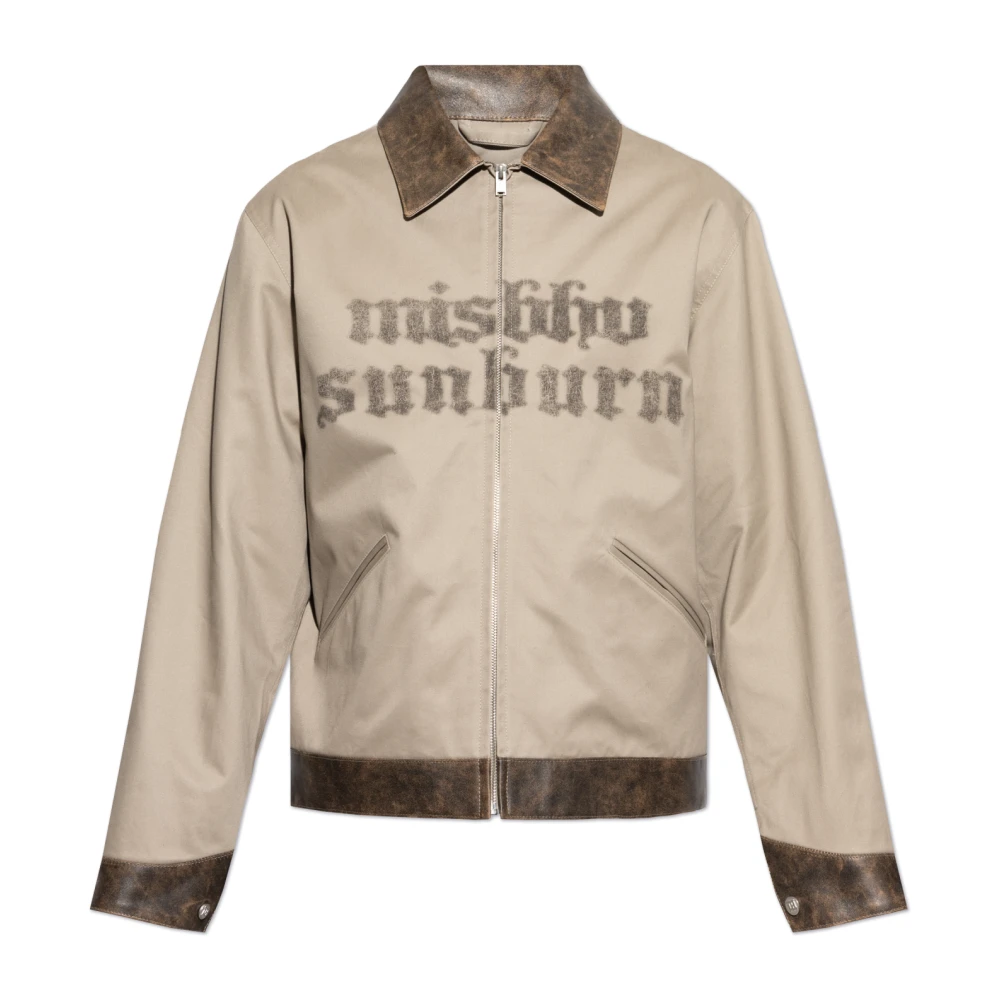 Misbhv Jas met logo Beige Heren