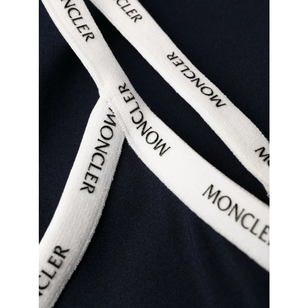 Moncler Blauw Navy Elastische Zwemkleding Blue Dames