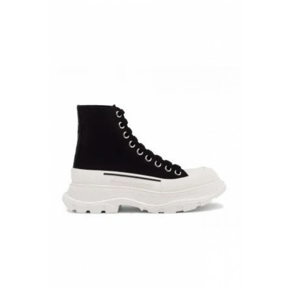 Weiße Canvas High-Top Baseball Stiefel - Alexander McQueen - Modalova