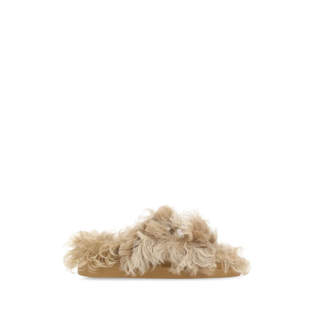 Alexander McQueen, Skor, Dam, 36 EU, Lyxiga Päls Sliders