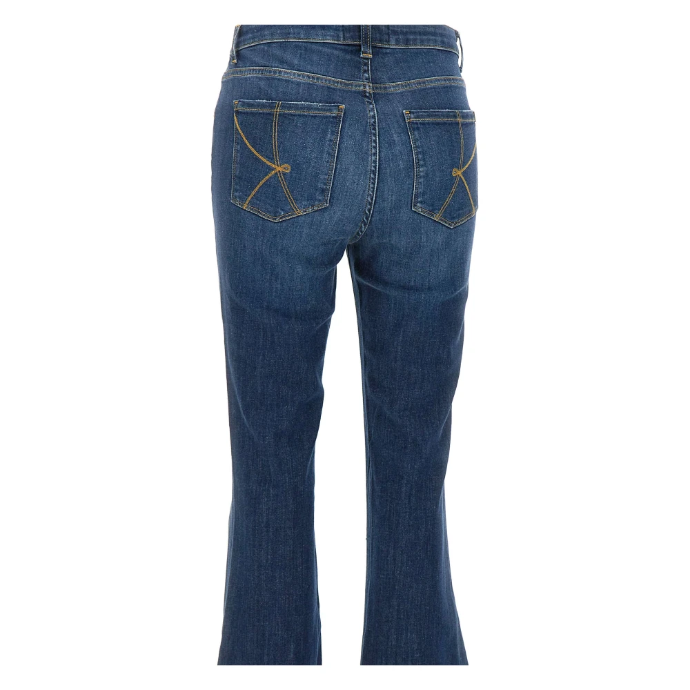 Kaos Flare Fit Dames Denim Jeans Blue Dames