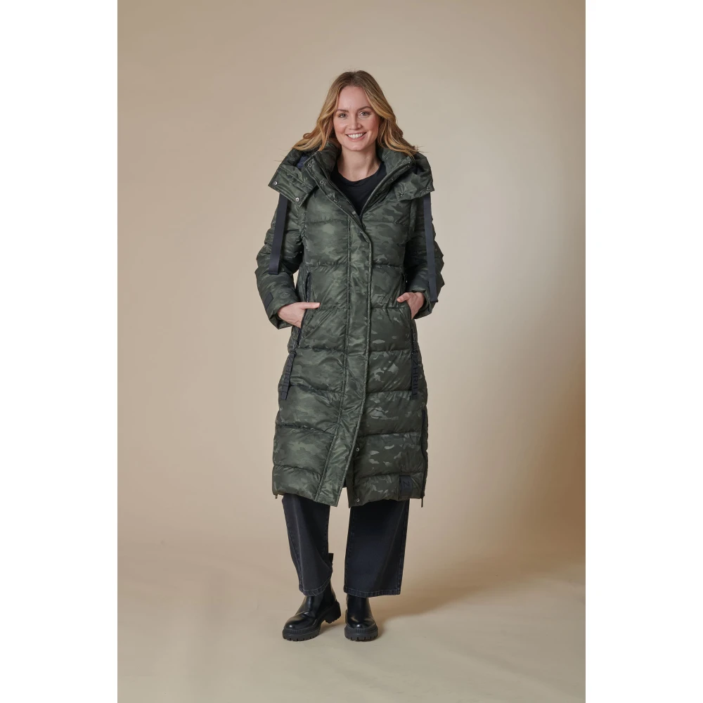 Zhrill Multifunctionele Jas Zhisi MAX Camo Groen Green Dames