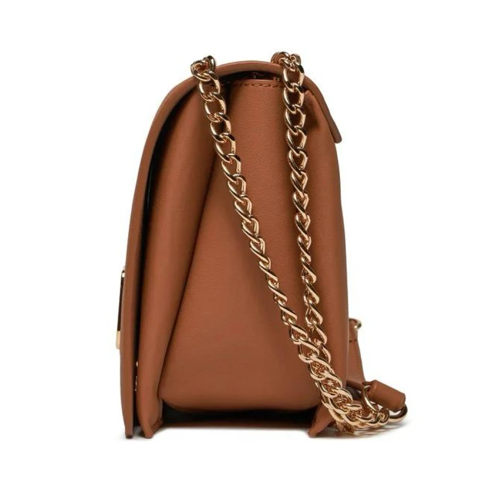 Love Moschino Grijze PU Tas Brown Dames