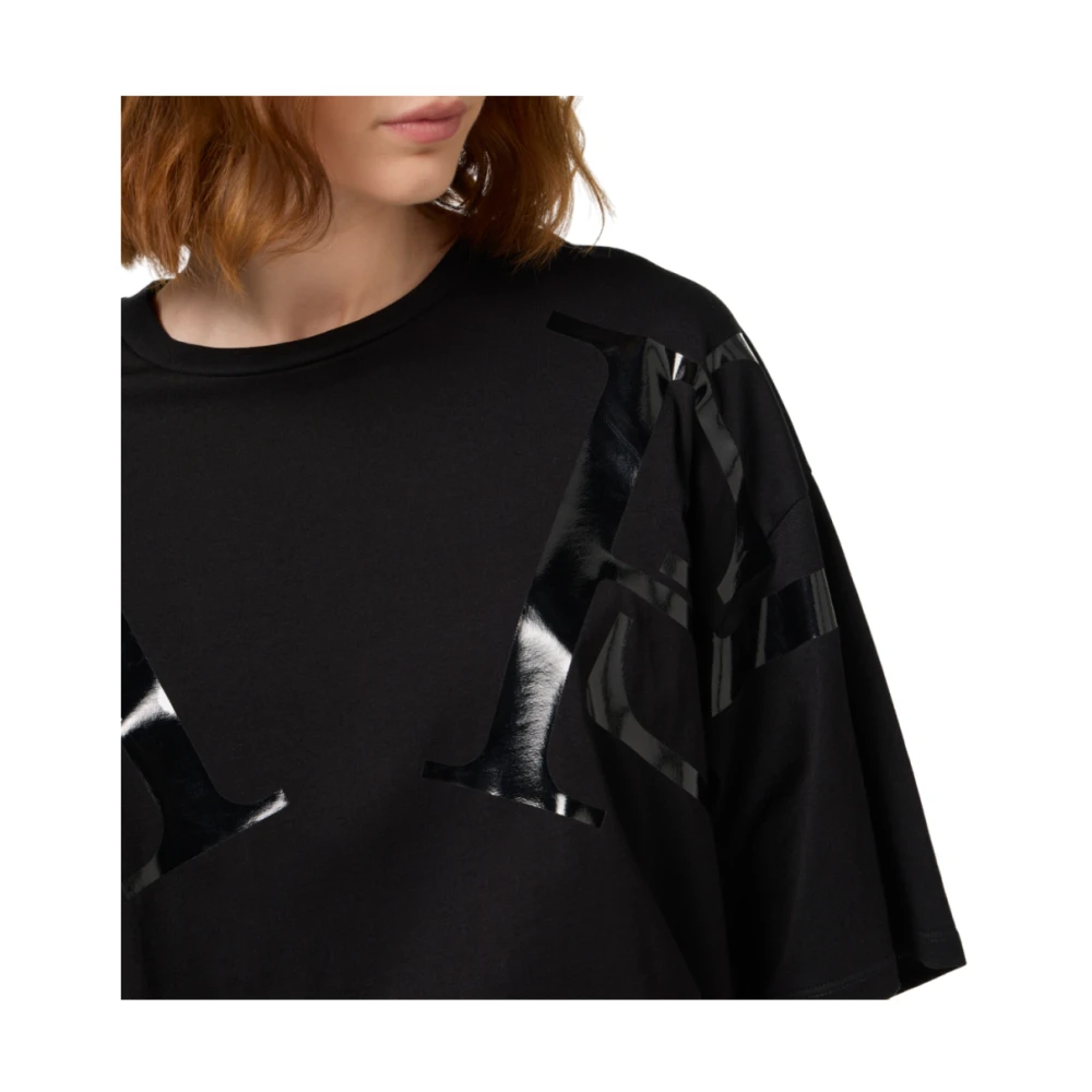 Elisabetta Franchi Zwarte Truien voor Vrouwen Black Dames