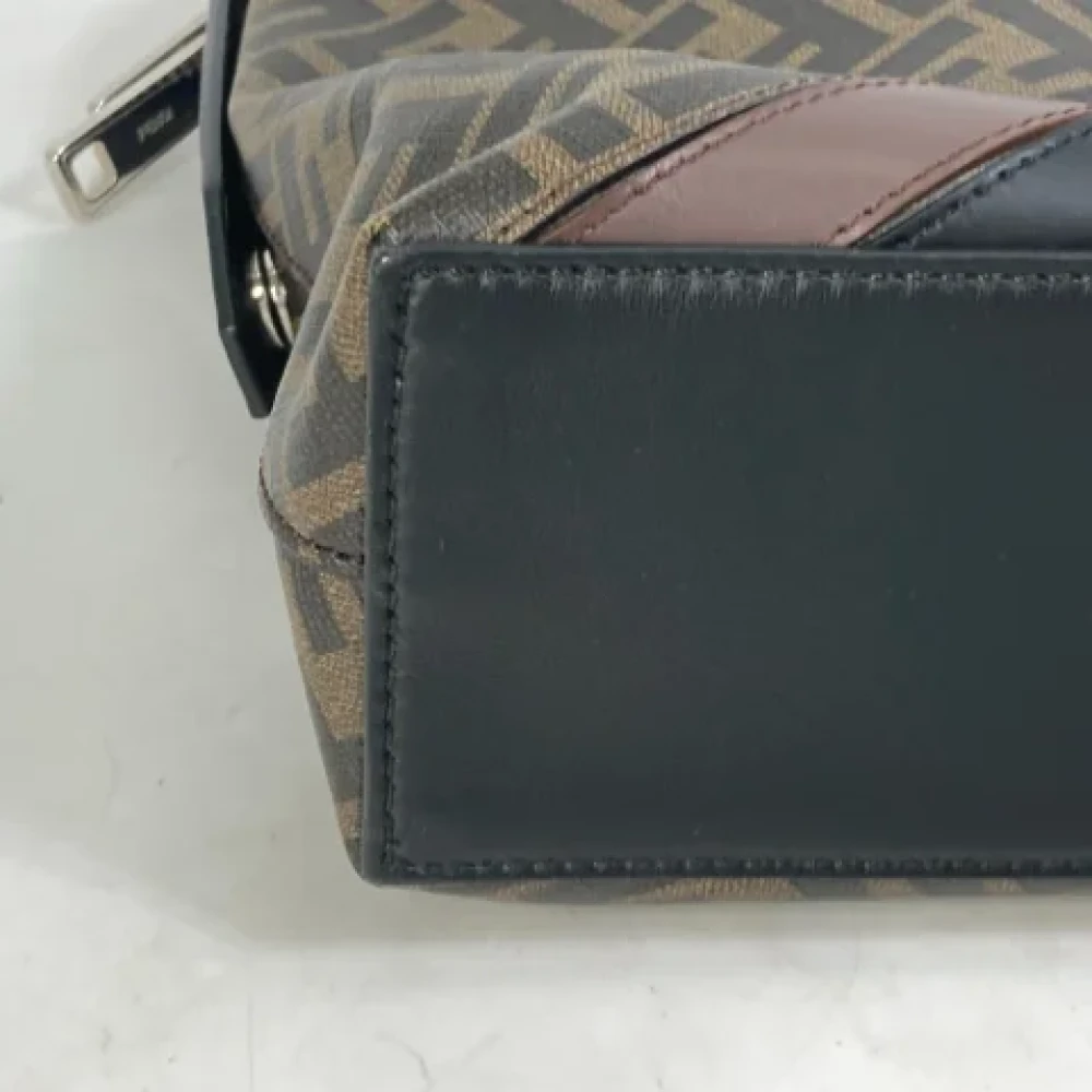 Fendi Vintage Pre-owned Canvas fendi-bags Brown Heren