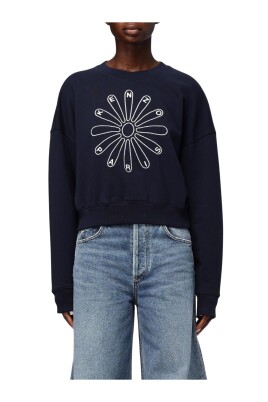 sweatshirt-bleu-fleuri