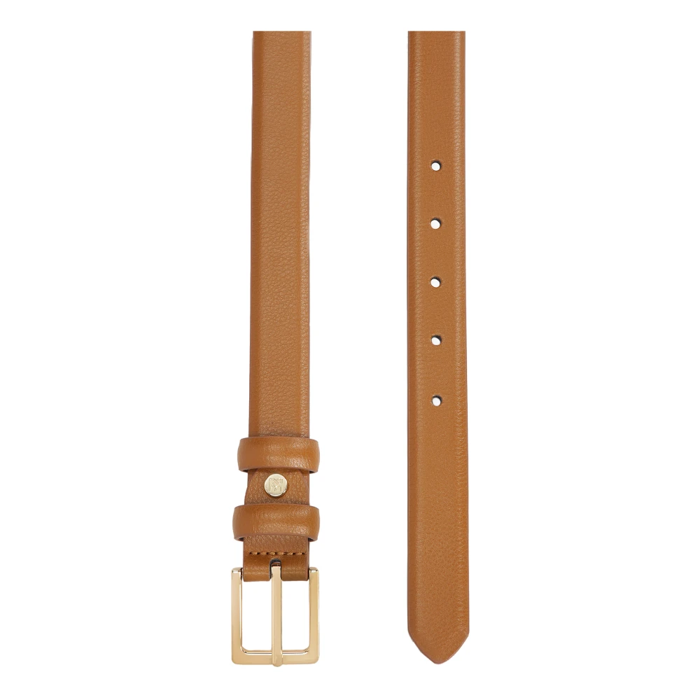 Kazar Leren riem met minimalistische gesp Brown Dames