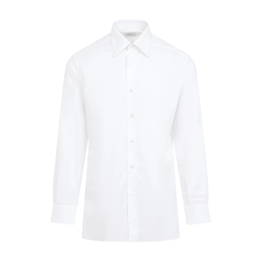 Brioni Witte Overhemden voor Mannen Aw24 White Heren