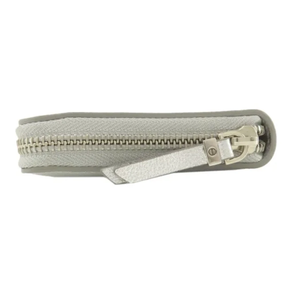 Jimmy Choo Pre-owned Leather wallets Gray Dames