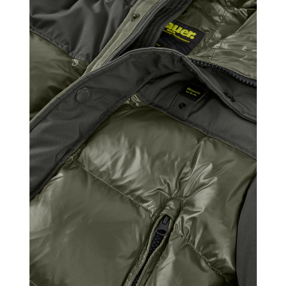 Blauer Groene jas van gemengde stof Green Heren