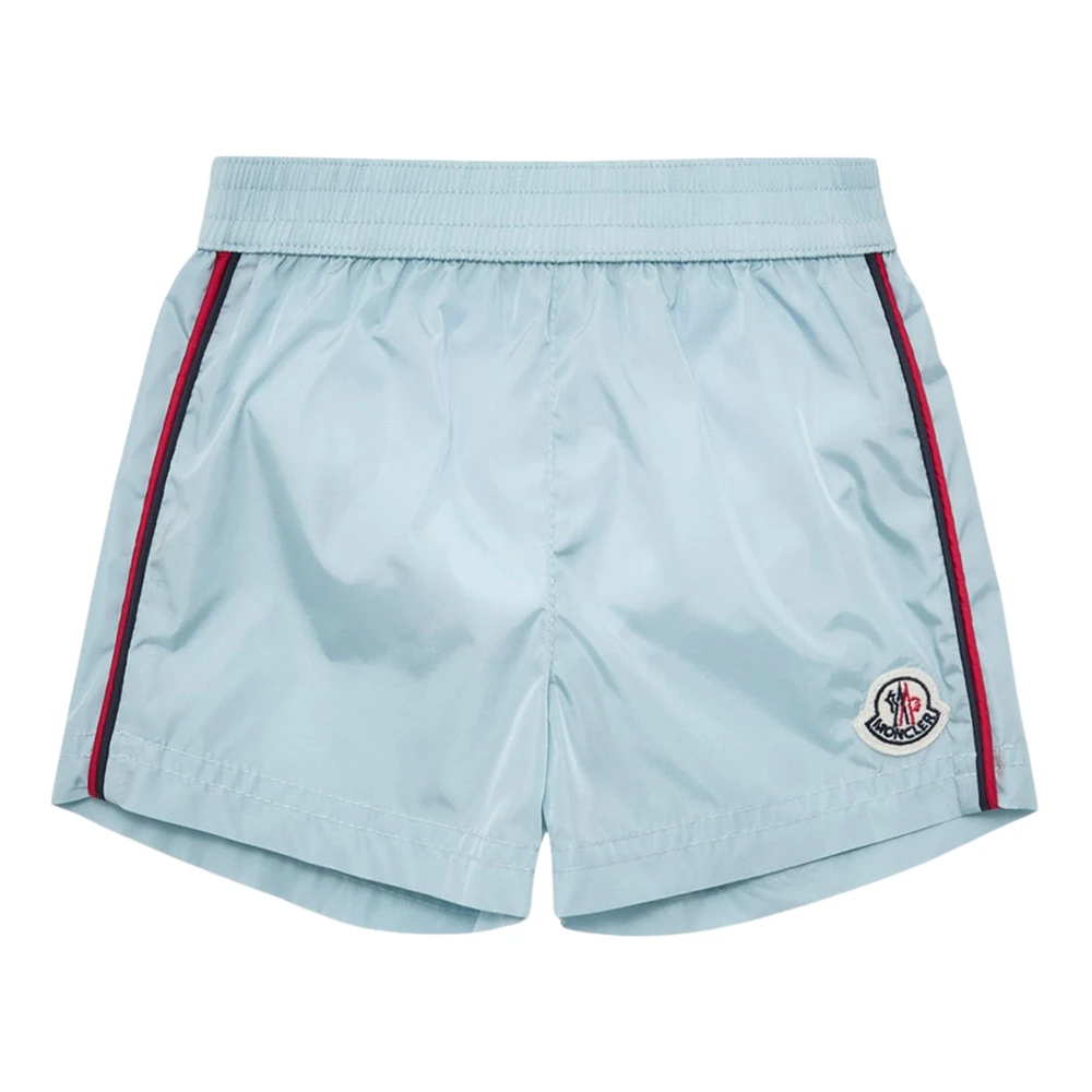 Moncler Boys Blue Kids Swimming Trunks, 3 Y, Logo Swim Shorts