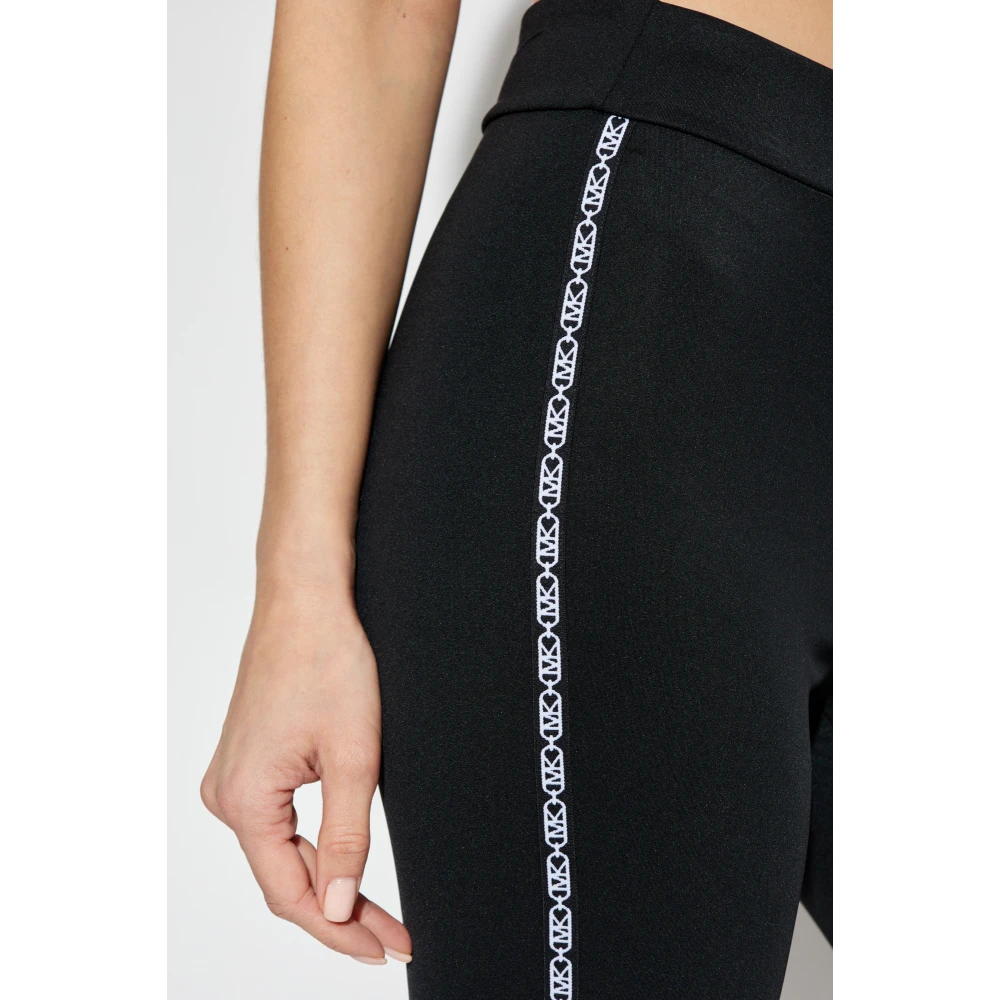Michael Kors Short Leggings met Logo Black Dames