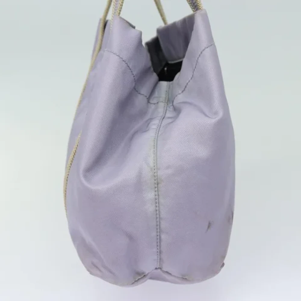 Prada Vintage Pre-owned Fabric prada-bags Purple Dames