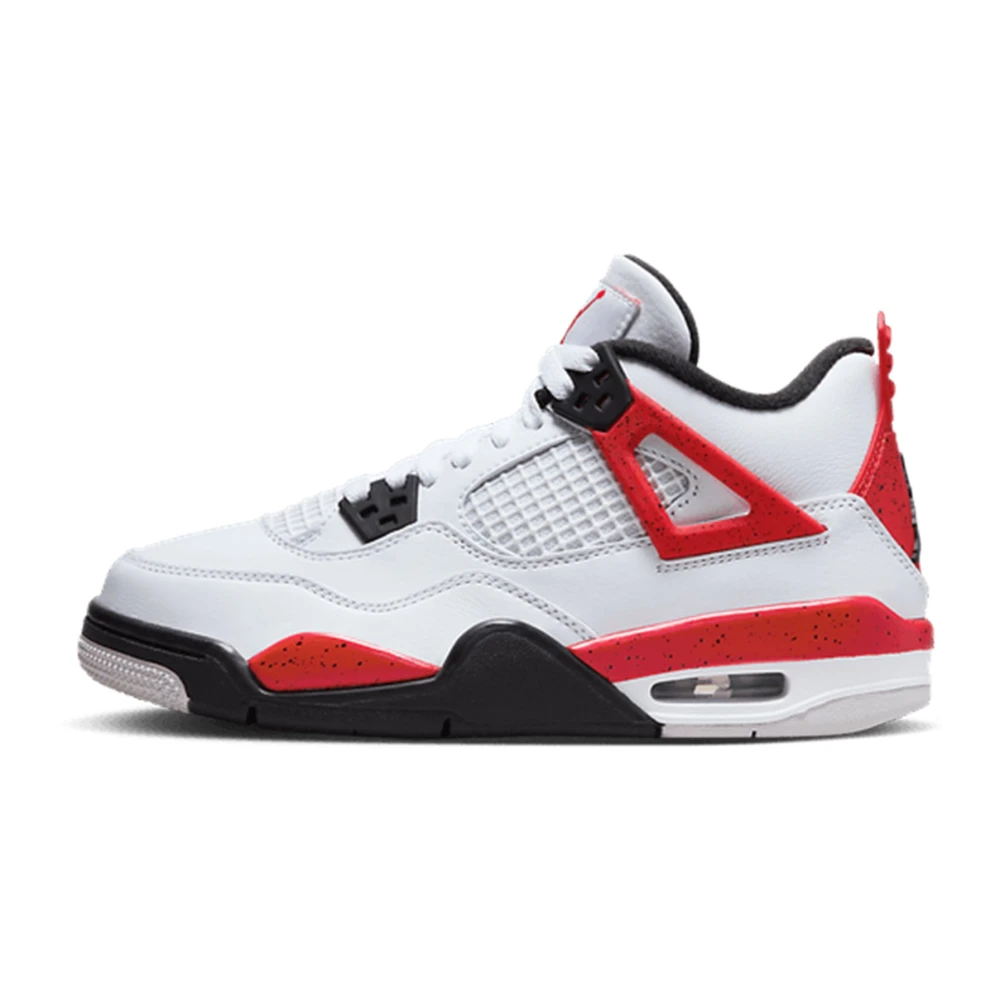 Jordan Rode Cement Retro 4 - Klassieke en stijlvolle sneakers Red, Dam