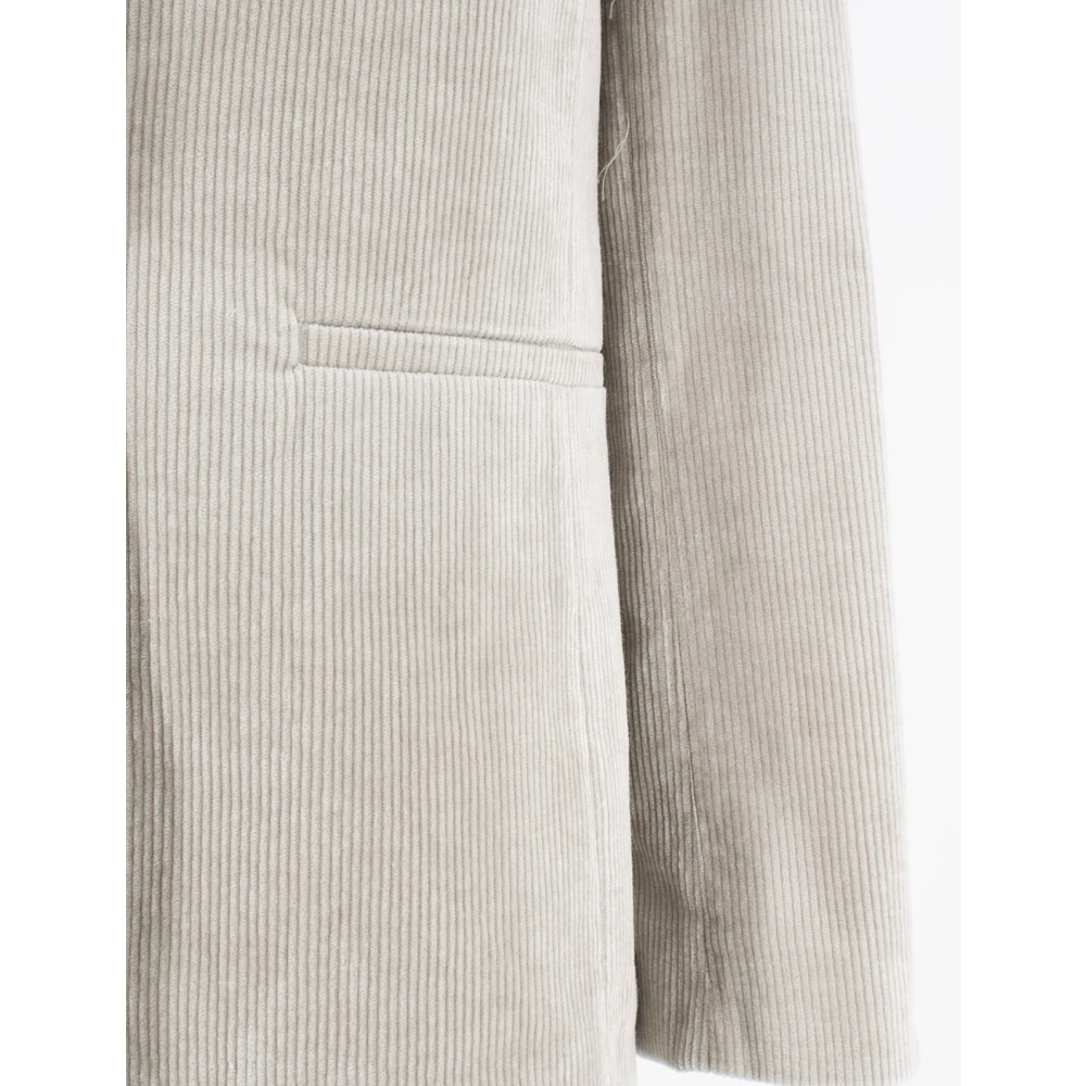 Antonelli Firenze Stijlvolle Ribgebreide jas voor vrouwen Gray Dames