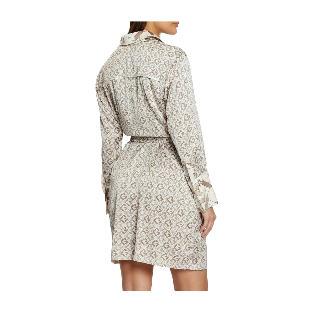 Guess Elegante Grijze Jurk voor Vrouwen Gray Dames