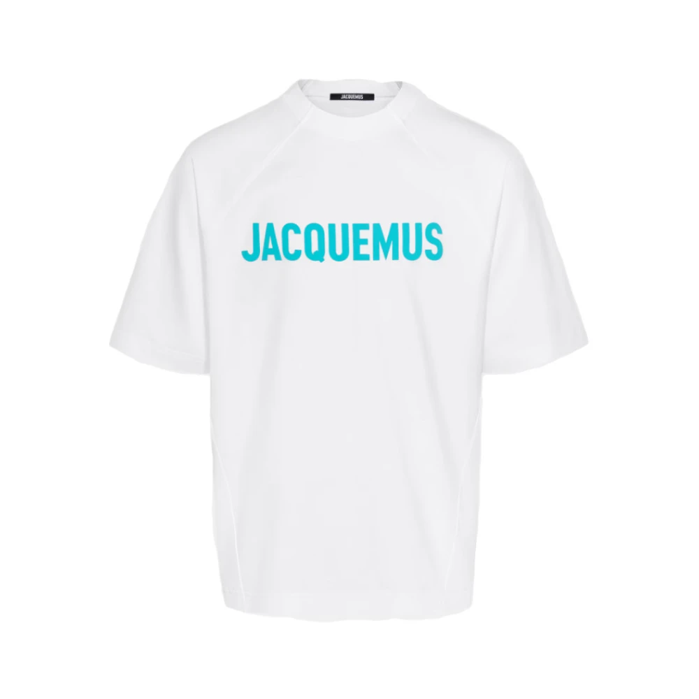 Jacquemus White The Typo T-Shirt - Male - T-Shirts - 2XL - Tops