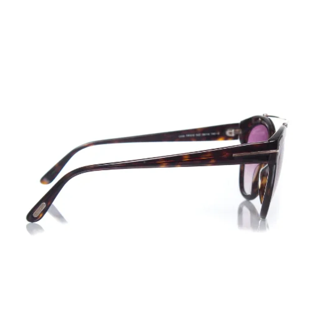 Tom Ford Pre-owned Plastic sunglasses Brown Dames