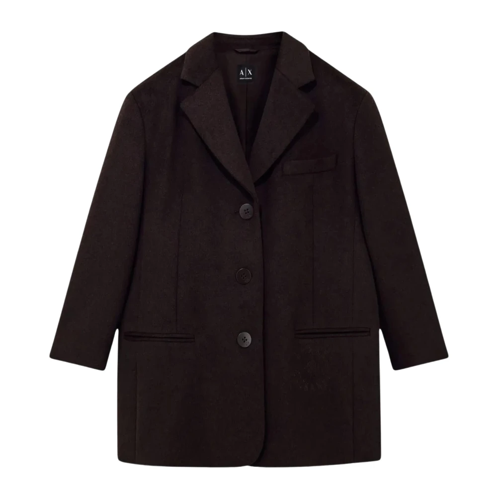 Armani Exchange Donna Marrone Giacche, M, New,