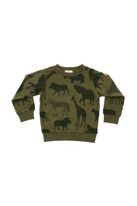 green-animal-print-kids-sweatshirt
